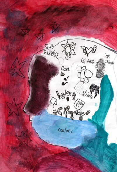 Acrylic paint on paper, Madison Bird, Year 3, Son Centre Christian College β Exploring Student artwork of a future career