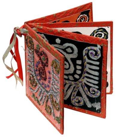 Mixed media by Page Dixon, Year 11, Christian College Geelong Student artwork of a mixed media book