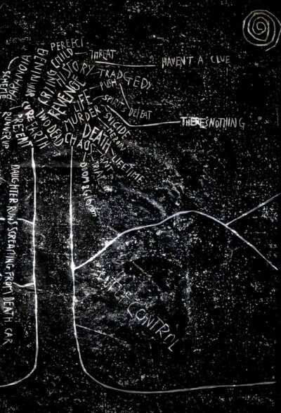 Print on aluminium foil by Cara Schellman, Year 9, Camberwell Girls’ Grammar School Student artwork