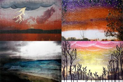 Watercolour on paper by Elle Musgrave, Year 12, Geelong Grammar School Student art of the four seasons