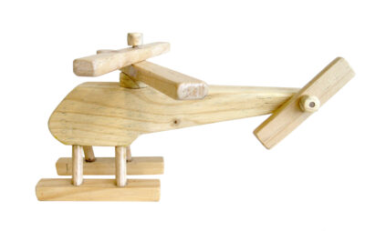 Wood construction by Sitra Yusuf, Year 9, Minaret College Student artwork of a wooden helicopter