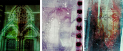 Student artwork of out of focus photographs