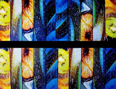 Digital print by Zana Naga, Year 12, Al-Taqwa College Student artwork of fruit segments