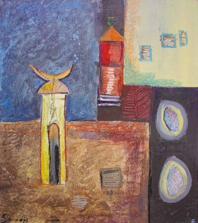 Acrylic on board by Samra Hot, Year 8, Al-Taqwa College Student artwork