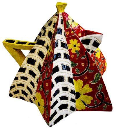 Ceramic – Louise Walker, Year 10, Firbank Grammar School Student artwork of a ceramic teapot