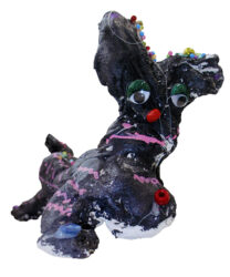 Modroc and acrylic paint β Jordan De Worsop, Year 3, Melbourne Montessori School Student artwork of an animal figure