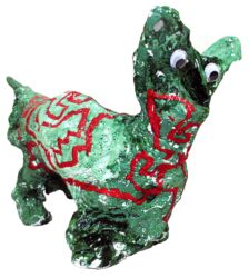 Modroc and acrylic paint β Jordan Laliotis, Year 3, Melbourne Montessori School Student artwork of an animal figure