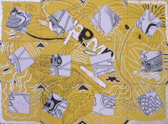 Student abstract artwork