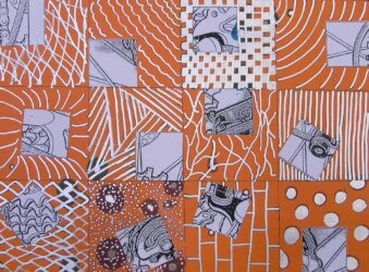 Student abstract artwork