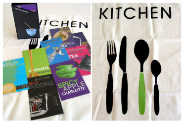 Screen printed linen β Ellen Sandiford Keillar, Year 12, Woodleigh School Student artwork of kitchen design