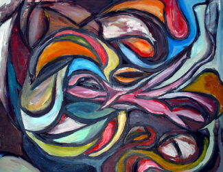 Student abstract artwork