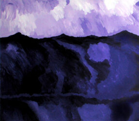 Student artwork of a landscape