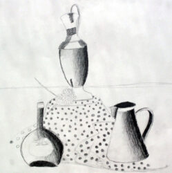 Student artwork of a still life