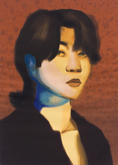 Digital painting, Shraddha Verma, Year 12 Student artwork of a portrait