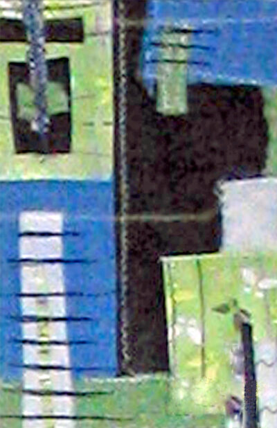 Fabric collage and machine embroidery by Ellen Williams, Year 7, Beaconhills College Student artwork of the elements of art