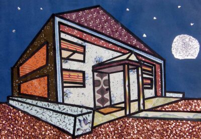 Mixed media by Julia Waldron, Year 8, Christian College Geelong Student artwork of a house