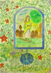 Watercolour on paper by Amy Nye, Class 7, Castlemaine Steiner School and Kindergarten Student artwork