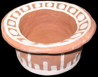 Terracotta by Jarrah Frede, Year 8, Melbourne Rudolf Steiner School Student artwork of a terracotta pot