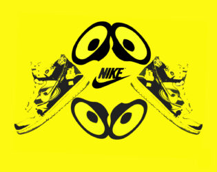 Digital image by Christopher Wibowo, Year 11, Caulfield Grammar School Student artwork of a Nike inspired ad campagin