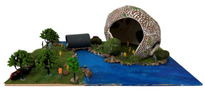 Mixed media by Callum, Luca, Teddy, TJ and Zach, Year 7, Carey Baptist Grammar School Student artwork