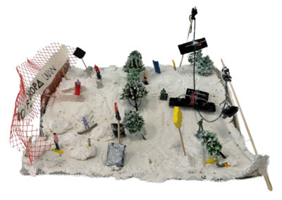 Mixed media by Ethan Pulverman, Harvey Kane, Isaac Bilardi, Quinn Thomson and Zac Hilton, Year 7, Carey Baptist Grammar School Student artwork