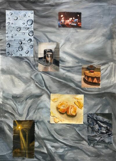 Oil paint on canvas by Alice Zou, Year 12, Lowther Hall Anglican Grammar School Student artwork