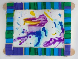 Student abstract artwork