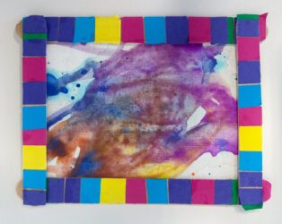Student abstract artwork