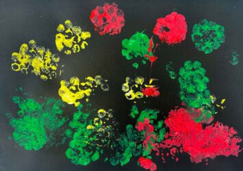 Student abstract artwork