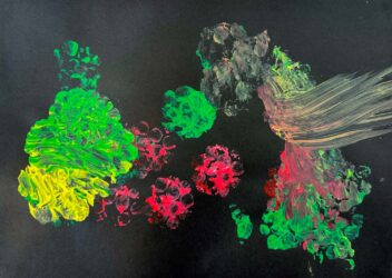 Student abstract artwork