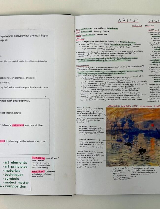 Acrylic and hand-coloured collage on paper by Chi Phan, Year 10, Lowther Hall Anglican Grammar School