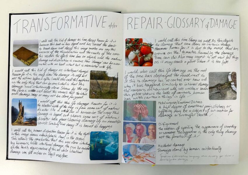 Pastel and ink on black paper by Nurfarzana Ezrie, Year 10, Lowther Hall Anglican Grammar School