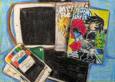 Student artwork of a still life