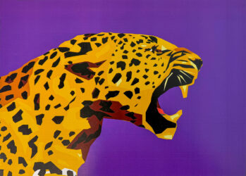 Digital illustration by Sunday Beavis, Year 10, Alphington Grammar Student artwork digital illustration of a cheetah